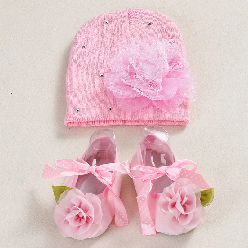 Rhinestone Newborn Baby Shoes Girls Hats Sets Sapatos Baby Baby Moccasins Infant Toddler Crochet Costume Infant Toddler Sapato Babybaby Moccasins Aliexpress