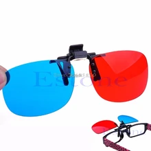 New Red Blue Glasses Hanging Frame 3D 3D Glasses Myopia Special Stereo Clip Type Z09 Drop ship