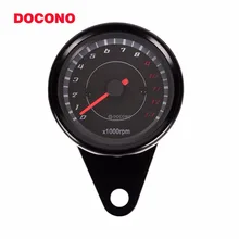 Motorcycle Tachometer LED Digital Backlight Motorcycle Tachometer Backlight Tachometer Tacho Gauge Speedometer Speed Control