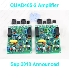 Quad 4 пары QUAD405-2 Собранный усилитель мощности Реплика QUAD405-2 улучшена с QUAD405, 100 Вт стерео выход D1047 транзистор