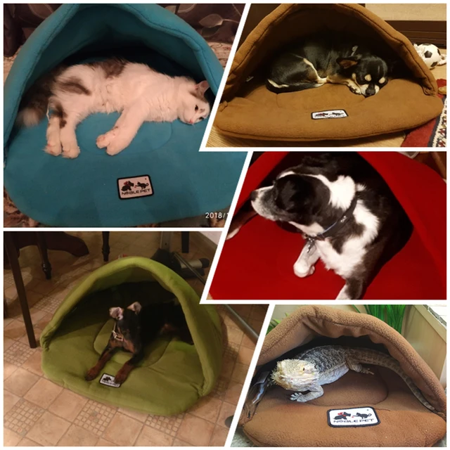 Soft Fleece Dog Beds In 6 Colors 4