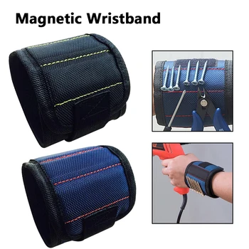 

1pc Magnetic Wristband Tool Bag Wrist Electrician Tool Belt Screws Nails Drill Bits Holder Holding Repair Tools