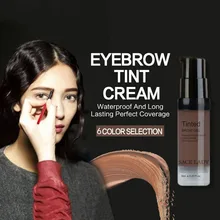 1 шт. краска для бровей Гель водонепроницаемый макияж тени для бровей воск стойкий оттенок Тени Макияж КРАСКА помпон косметика