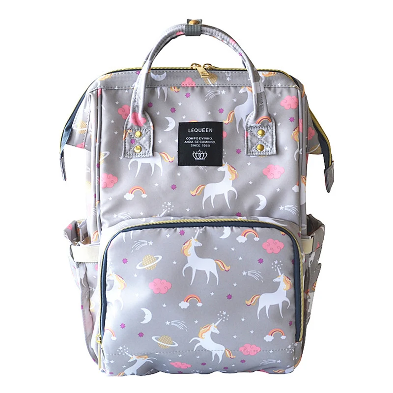 Mummy Maternity Baby Diaper Bag Mom Large Capacity Nappy Bags Unicorn Travel Baby Care Multifunction Nursing Backpack BB6039 (3)