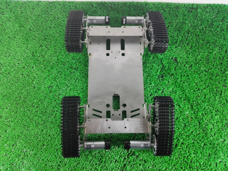 TS800 Танк шасси гусеничная Нержавеющая сталь 4WD цистерны Преодоление препятствий не собирает наборы шасси