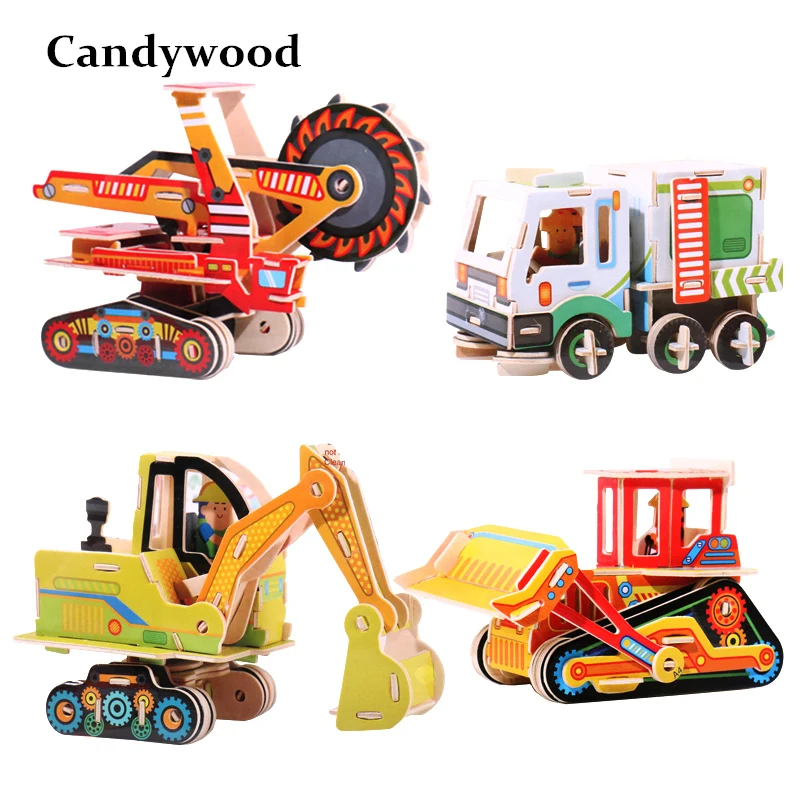 

Kids 3D Puzzle Jigsaw Traffic Puzzles Baby toy Kid Early learning Educational Toys For Children Brinquedo Educativo Puzzle Toys