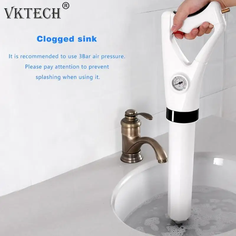 Мощный высокое давление Air Drain Blaster насос Плунжер засорить Dredge инструменты средства для чистки туалетов СТОК ТРУБЫ засорить Remover Прямая