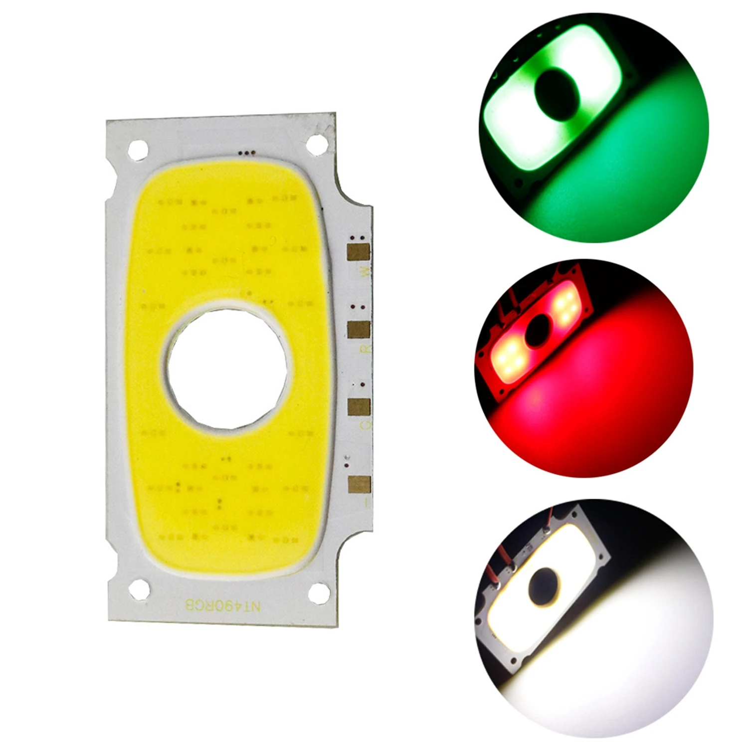 Светодиодный COB барный светильник s полоса лампа DC2.7V 3 в 3 Вт изменяемый цвет холодный белый красный зеленый 50 мм светильник источник чип кровать велосипедный светильник JQ