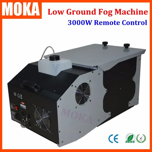 3000W Low Lying Ground Fog Machine DMX 512+ Remote Control 3000W Smoke