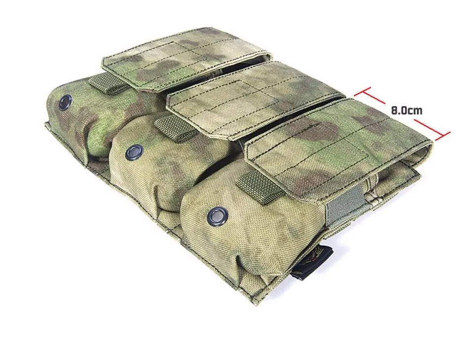 FLYYE MOLLE тройной M4 M16 Mag Чехол CORDURA Мультикам AOR AU FG Wargame страйкбол Охота тактический военный PH-M003