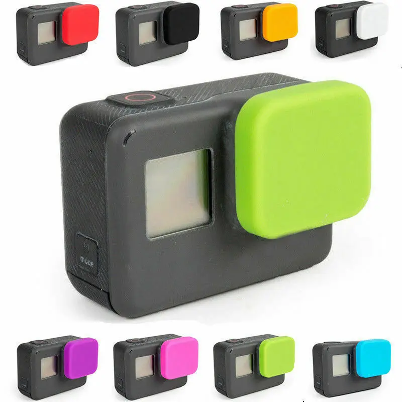 

7 Colors Soft Silicone Protective Lens Cover Soft Silicone Dustproof Scratchproof Cap for GoPro Hero 7 6 5