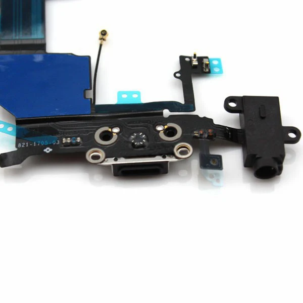 IPH0511 OEM Charging Charger Dock Headphone Jack Mic Connector Antenna Flex  For iphone 5C (3)