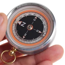 Карманный дизайн практичный портативный Lensatic Компас для активного отдыха случайный цвет