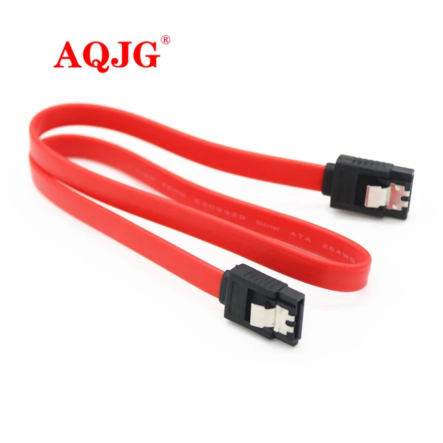 18 SATA 3.0 Cable SATA3 III 6GB/s Right Angle Serial ATA SSD Hard Drive,  Red