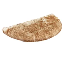 Шерсть имитация ковры из овчины из искусственного меха нескользящие для спальни, ворсистый коврики круглый коврик ковры для декора искусственный ковер современный коврик A1