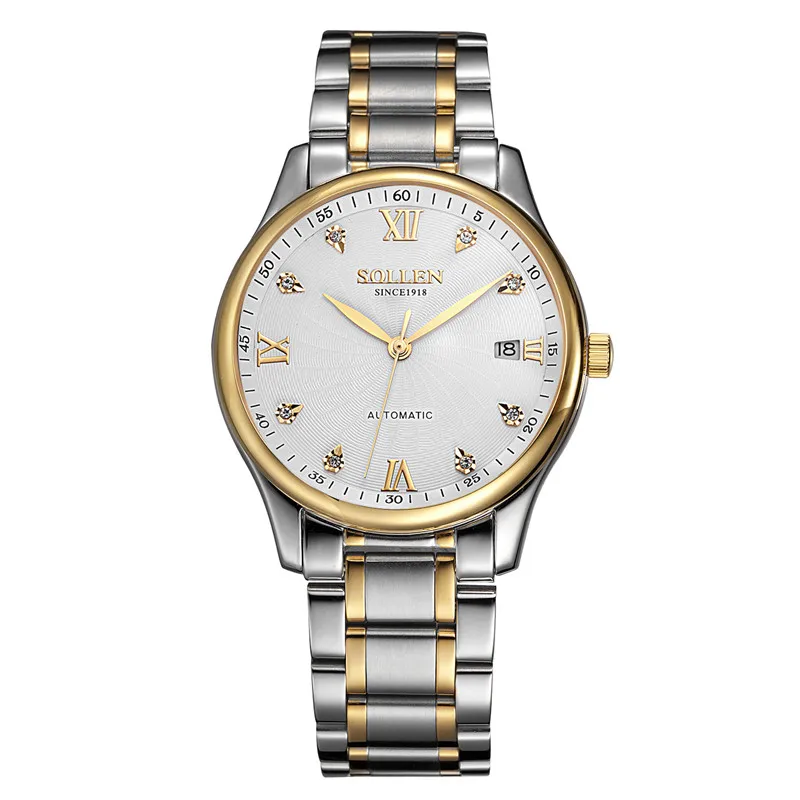 

Women watches Brand Luxury Diamond Gold Watch Ladies automatic mechanical Wristwatch Woman Clock Relogio Feminino Relojes Mujer