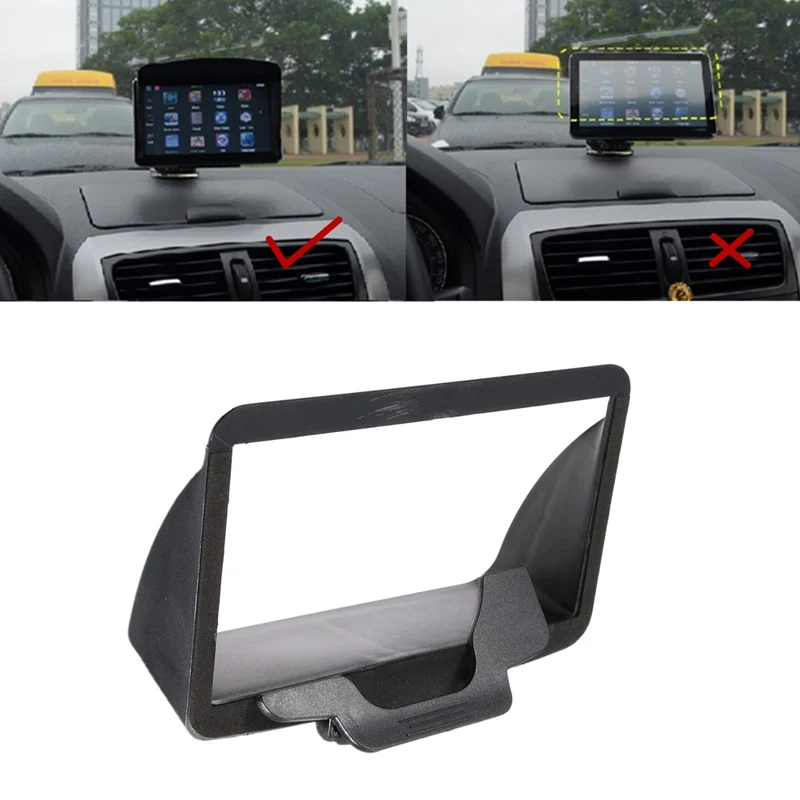  Universal 7 inch Tragbare Anti Glare Screen Sonne Schild Visier Haube Für 7 zoll Auto GPS Navigatio