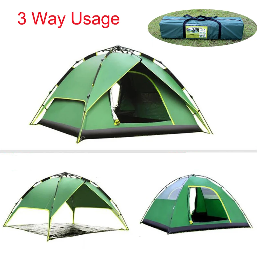 

Ultralight Winter Fishing Tents Outdoor Camping Umbrella Oxford 2 Persons Beach Throw Pop Up Automatic Bivouac Warm Shelter Tent
