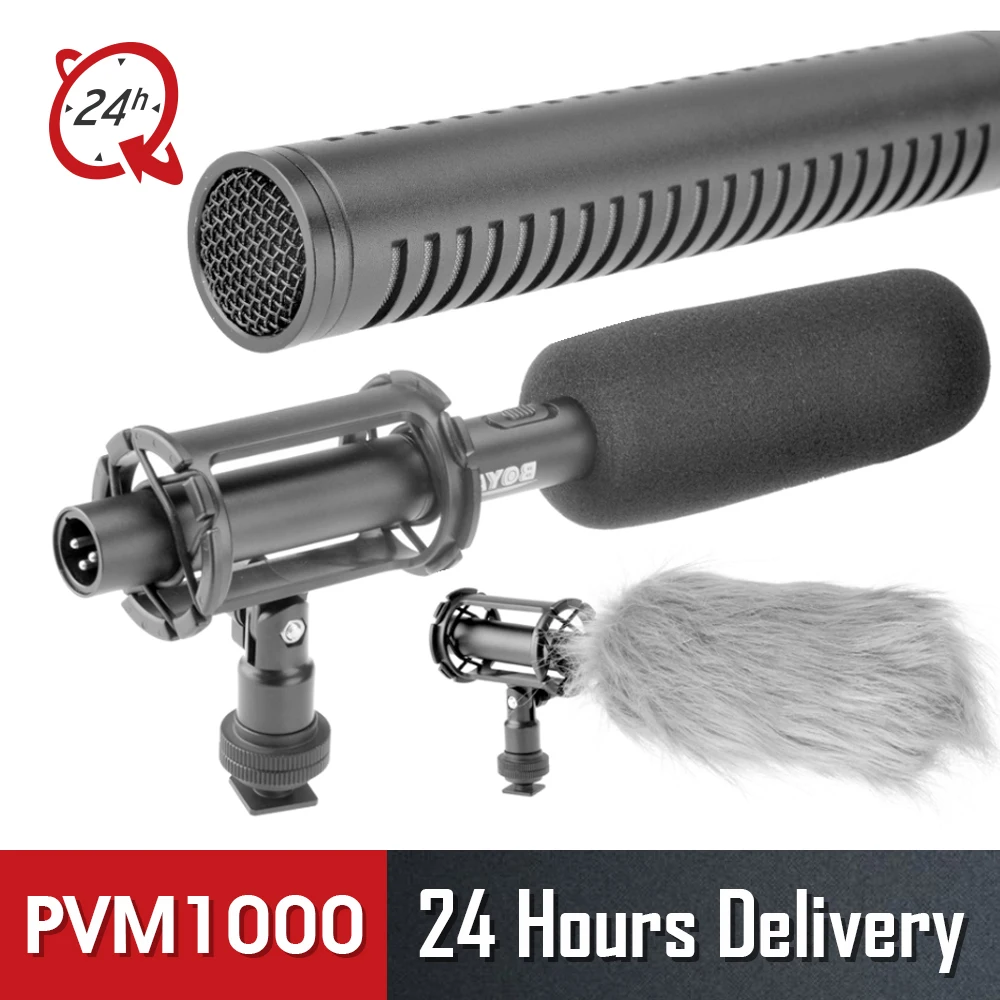 BOYA BY PVM1000 BY PVM1000 Condenser Shotgun Video/interview Microphone