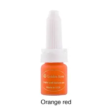 Татуировка Перманентный макияж Пигмент оранжевый красный Татуировка Ручка бровей Губы чернила для татуажа 2 шт/партия макияж Чернила