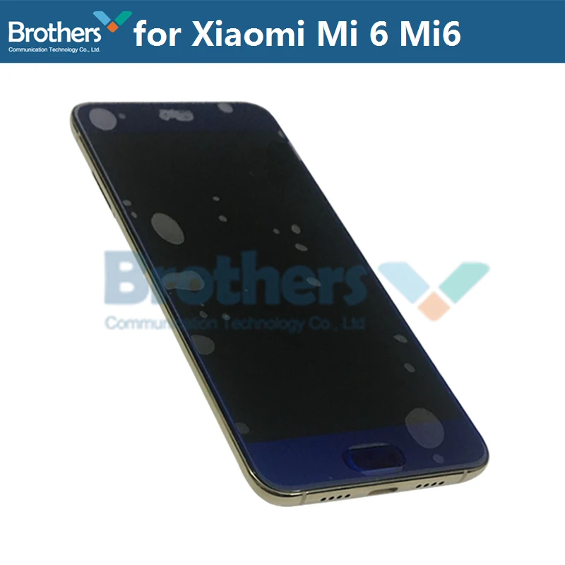LCD Screen for Xiaomi Mi 6 LCD Display for Xiaomi 6 Mi6 With Fingerprint Frame Touch Screen Digitizer LCD Assembly Original 100% (7)