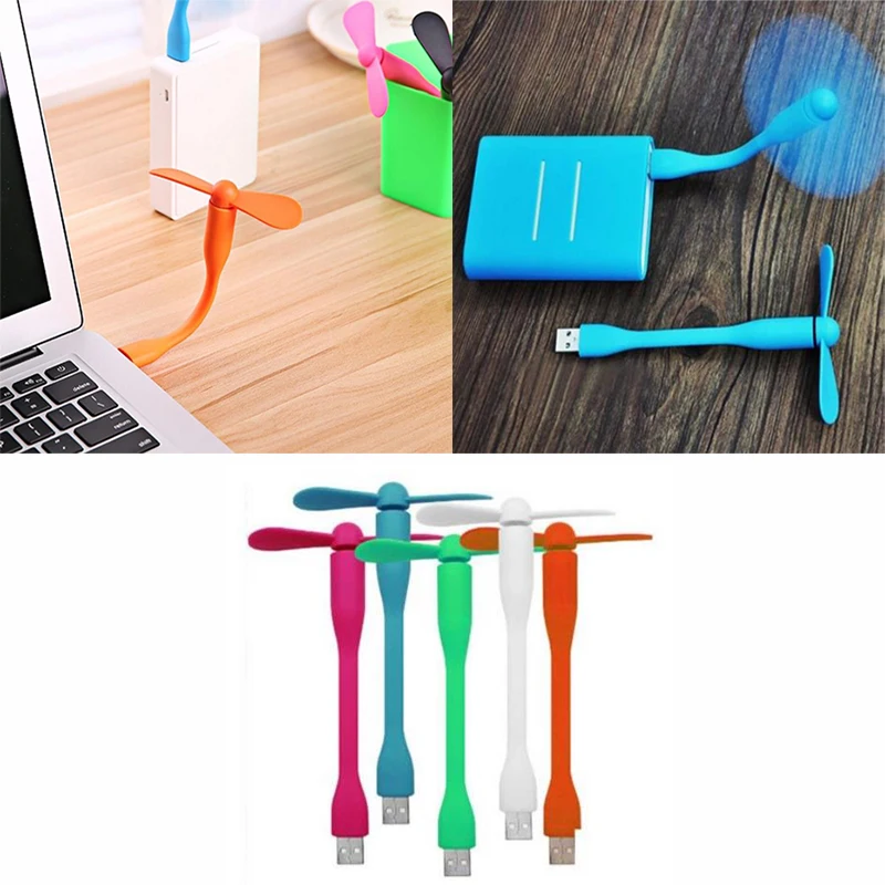 Adjustable Portable Detachable Flexible USB Mini Cooling Fan Cooler For Travel X