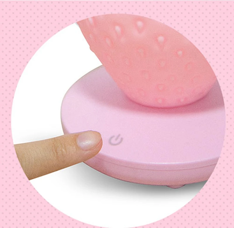 Creative Silicone Strawberry LED Night Light USB Charging Touch Dimmable Decorative Atmosphere Lamp for Baby Children Kids Gift (15)