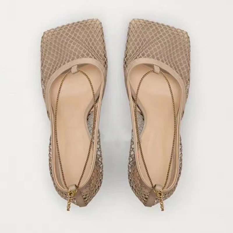 Sandalias Mujer коллекция 2019 года Летние босоножки из сетчатого материала женские