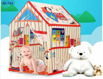 

New arrival akitoo Children's Pet hospital tents Room Big House Princess Baby Ocean Sea Ball Pool kid tent best gift fast ship