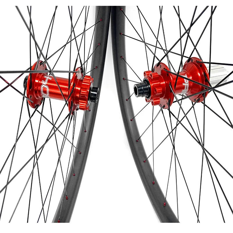29er Углеродные колеса mtb 34x30 мм бескамерные внутренние 28 мм mtb wheelse 29 Углеродные колеса hope 4 boost 110x15 мм 148x12 мм