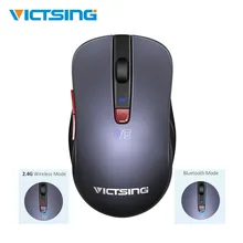 VicTsing 2.4G Wireless Mouse 6-Button DPI Adjustable Ergonomic Mouse Multi-Point Connections Bluetooth Mouse For Laptop/PC/Phone