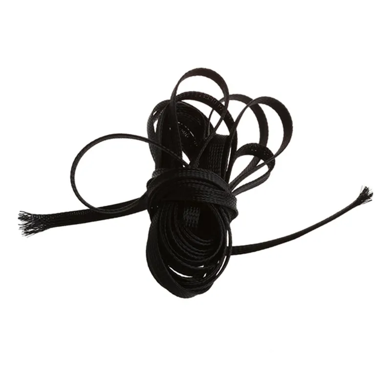 8mm 5M PET Braided Expandable Auto Wire Cable Lot Sleeving Sheathingin
