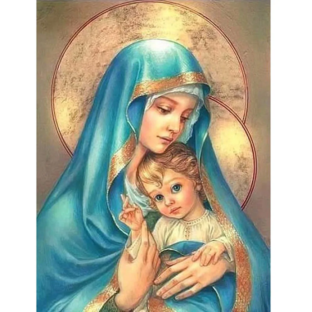 

Diamond painting shadow box frame picture 5D Diy Cross Stitch Diamond Religion Leader Icon Diamond Mosaic True Rhinestone @