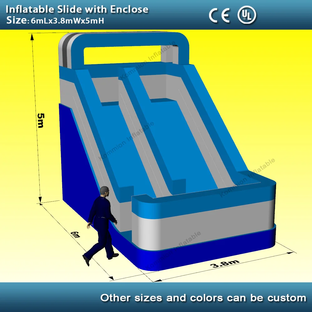 size-drawing-of-inflatable-slide