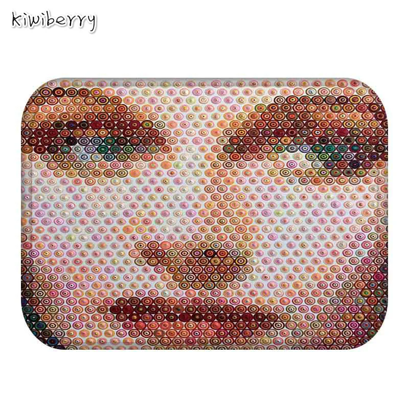 Vintage Entrance Area Rug Kids Waterproof Anti-Slip Doormat Face Print Carpet For Kitchen Bathroom Tapete Anti Sand Floor Mat Vintage Entrance Area Rug Kids Waterproof Anti-Slip Doormat Face Print Carpet For Kitchen Bathroom Tapete Anti Sand Floor Mat
