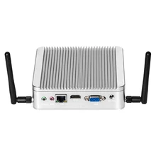 Fanless Mini PC Windows 10 Intel Celeron J1900 Quad Core HDMI VGA 300Mbps WiFi USB3 0