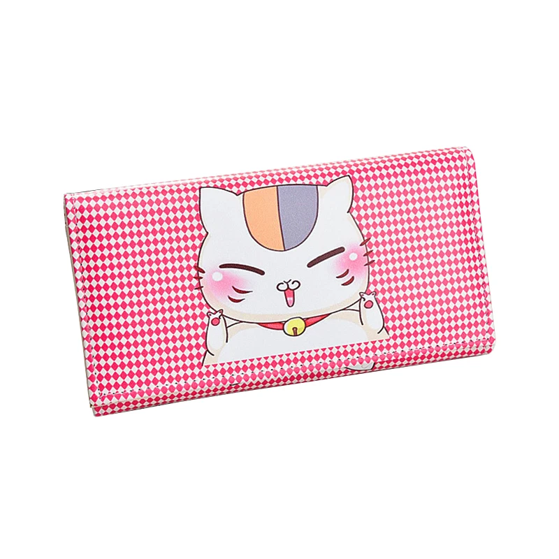 

Cartoon Natsume Yuujinchou COS Long Wallet Student Hand Clutch Bag Phone Card Holder Purse