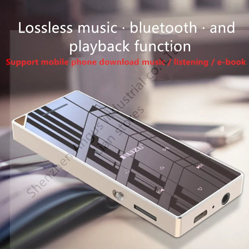 sony walkman mp3 New product RUIZU D05 Mp3 bluetooth player 8Gb 16G storage 1.8-inch screen play high quality Fm radio e-book music MP3 player pink mp3 player