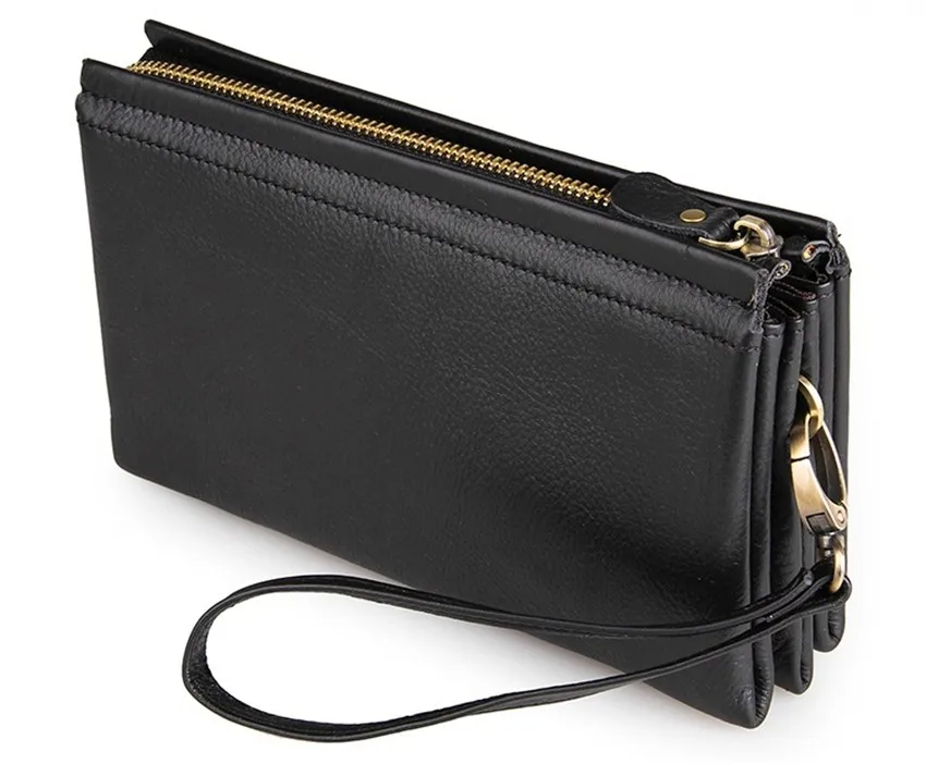 Top Grain Leather Wallet Clutch Bag02