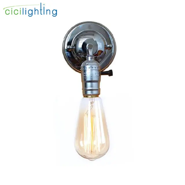 Us 3 99 Mini American Europe Country Wall Lamps Lights Retro Vintage Edison Home Silver Chrome Switch Promotion Cicilighting In From Us 3 99 Mini American Europe Country Wall Lamps Lights Retro Vintage Edison Home Silver Chrome Switch Promotion Cicilighting In From