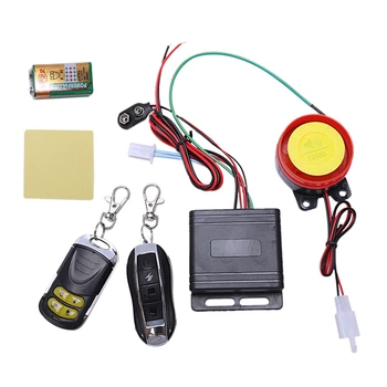 

Motorcycle Alarm System Anti Theft Security System with Double Remote Control 12v Universal