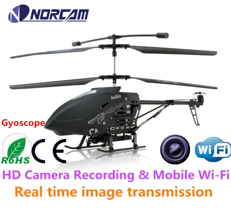 FPV wifi rc helicopter live camera metal gyro drone camera helicopter
