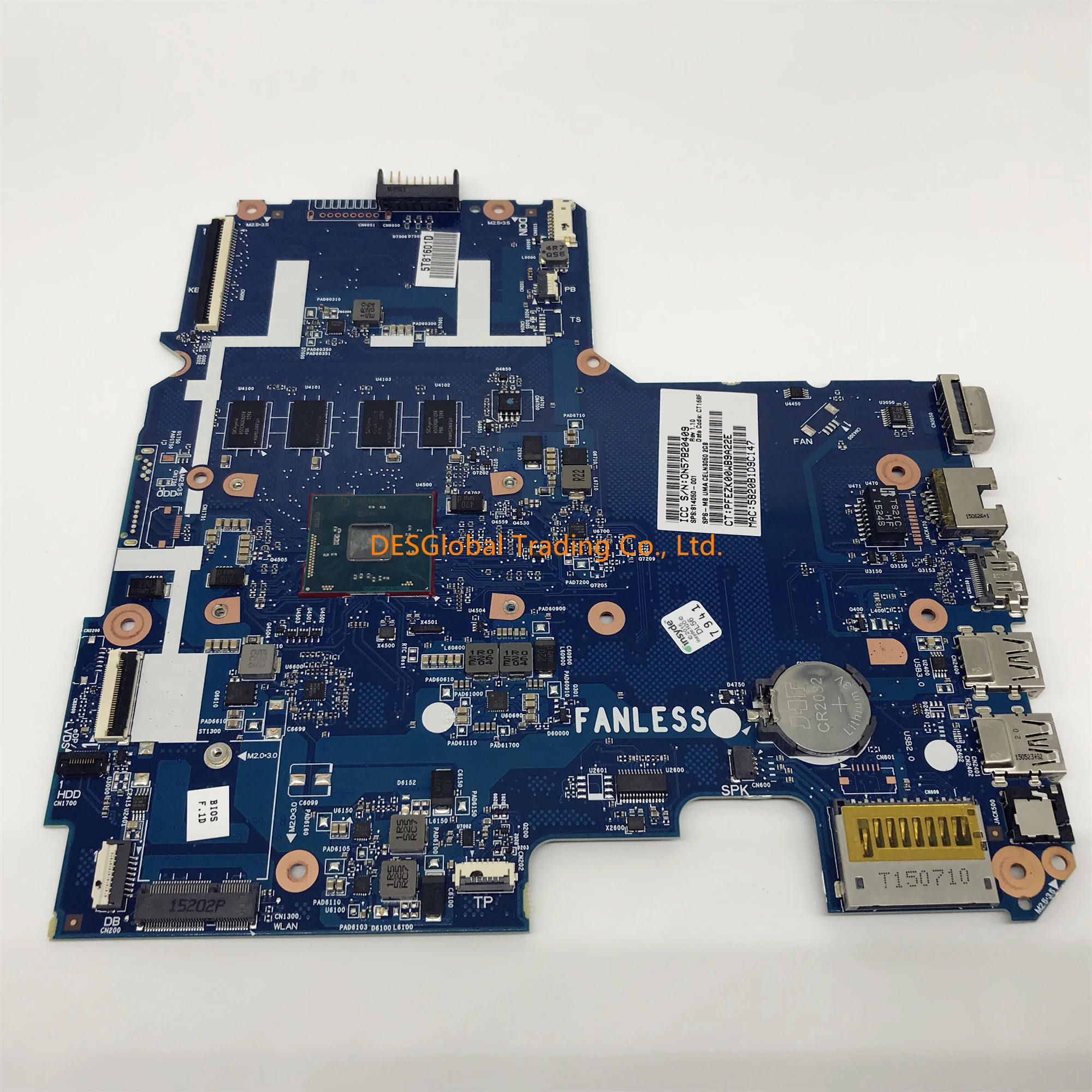 

14050-601 814050-501 814050-001 Mainboard For HP Pavilion 14 14-AC159NR 14-AC 240-g4 240 G4 Laptop Motherboard N3050 SR29H