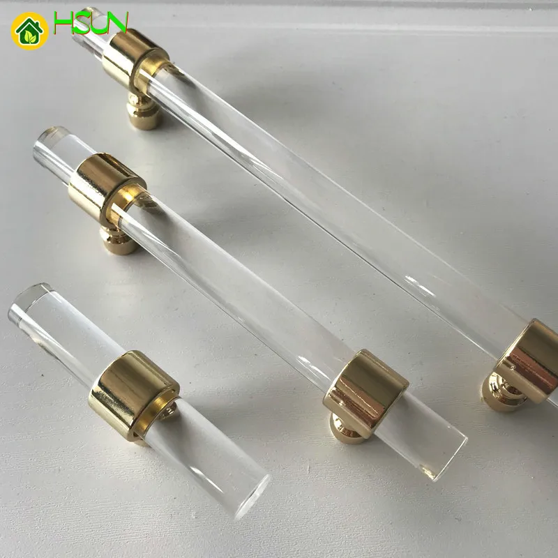 

1 pc Acrylic Handle and knob for Cabinet drawer wardrobe home furniture 6mm-366mm