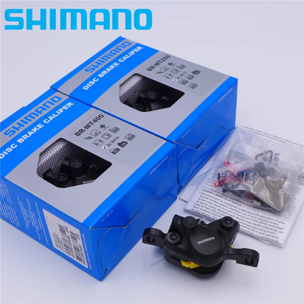shimano mt400 disc brakes