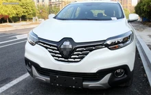 Bright Style For Renault Kadjar 2016 2017 ABS Front Grille Grill Streamer Cover Trim 7 Pcs