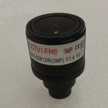 

CCTV lens 3.0 Megapixel fixed iris HD CCTV camera lens 2.8-12mm varifocal lens for security cameras IP cameras D14 Mount Lens
