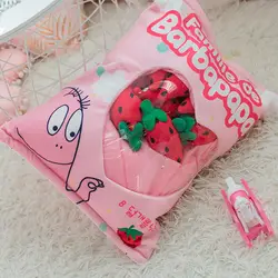 Кэндис Го! Супер Q плюшевые игрушки прекрасный один мешок клубника помидор карандаш мягкие подушки Творческие рождения Рождественский
