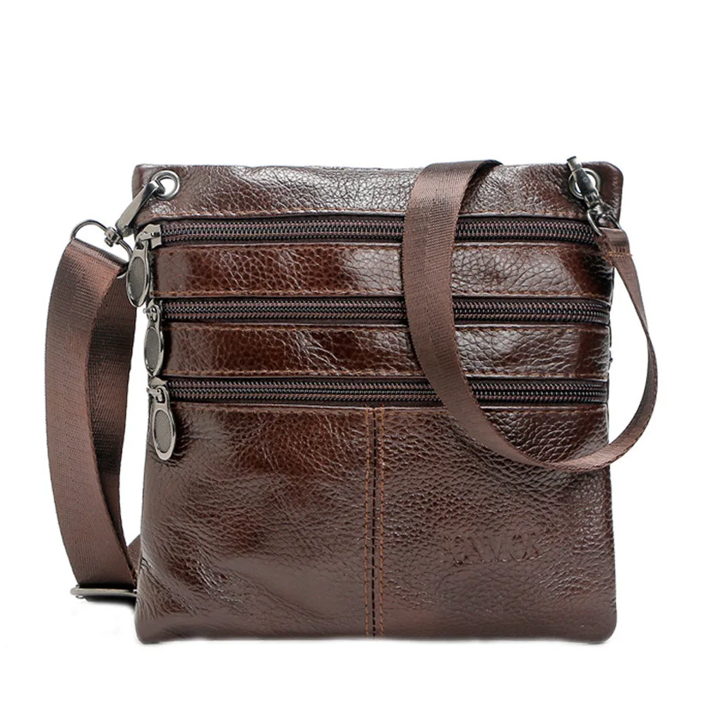 

Men Bag Leather Messenger Causal travel Business Crossboby Shoulder bags for men bolso hombre sacoche homme sac homme