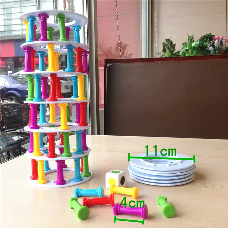 

Suzakoo 13 layers Desktop tower Set up Column Game Board game Child toy